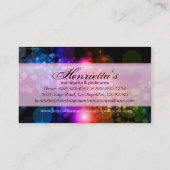 Carte De Visite Fine Cool Abstraite Cute Girly Retro Mode (Dos)