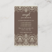 CARTE DE VISITE :: finement fin L3 (Dos)