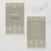 CARTE DE VISITE :: finement fin P8 (Devant / Derrière)