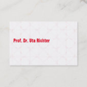 Carte De Visite Finement texturé (Dos)