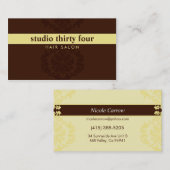 CARTE DE VISITE :: finesse - Nicole (Devant / Derrière)