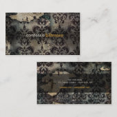 Carte De Visite Finition crème mate captivante de la (Devant / Derrière)