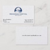 Carte de visite - finition de platine (Devant / Derrière)