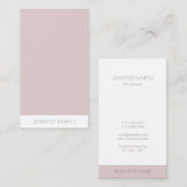 Carte De Visite Finition Silk Premium Moderne Simple Modèle Luxe (Devant / Derrière)