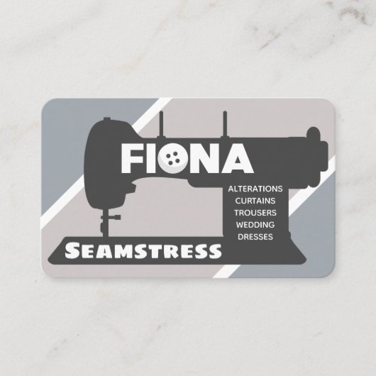 Carte de visite Fiona Seamstress (Devant)