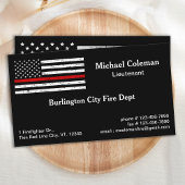 Carte De Visite Fire Department