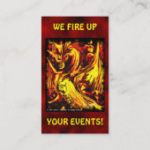 Carte de visite Fire Spirit (Dos)