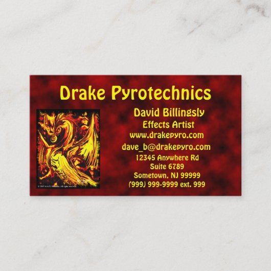 Carte de visite Fire Spirit (Devant)