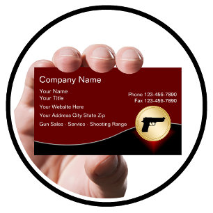 Carte De Visite Firearms Business Cards