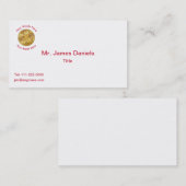 Carte De Visite Firefighter 5 Bugle Chiefs Gold Medallion (Devant / Derrière)