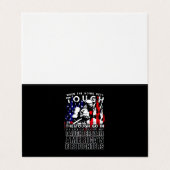 Carte De Visite Firefighter | Daughter (Extérieur déplié)