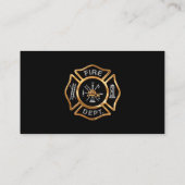 Carte De Visite Firefighter Gold (Dos)