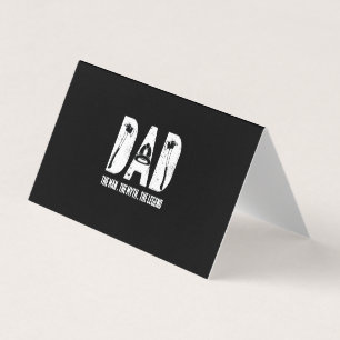 Carte De Visite Firefighter   The Man The Myth The Legend