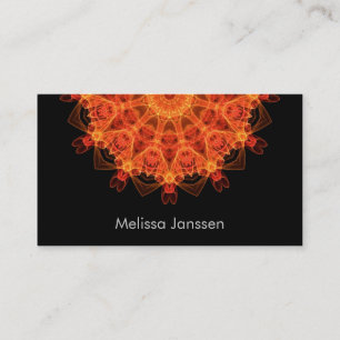 Carte De Visite FireFlower - Mandala