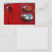 Carte De Visite Firetruck (Devant / Derrière)