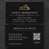 Carte De Visite Firewood QR Code