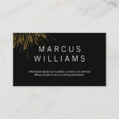 Carte De Visite Fireworks Gold (Devant)