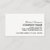 Carte De Visite Fish & Hook, Fisherman, Fishing and TackStore (Dos)