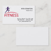 Carte De Visite Fitness (Devant / Derrière)