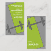 Carte de visite Fitness (Devant / Derrière)