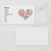 Carte De Visite Fitness (Devant / Derrière)