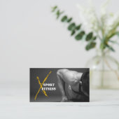 Carte de visite Fitness (Debout devant)