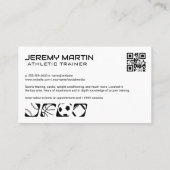 Carte De Visite Fitness Athletics (Dos)