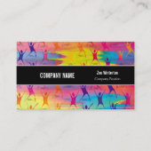 Carte De Visite Fitness Dancing Modern (Devant)