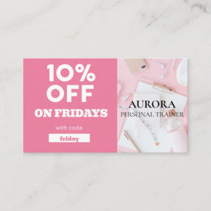 Carte De Visite Fitness du formateur personnel