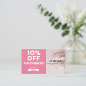 Carte De Visite Fitness du formateur personnel (Debout devant)