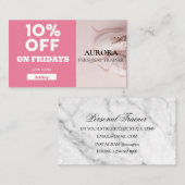 Carte De Visite Fitness du formateur personnel (Devant / Derrière)