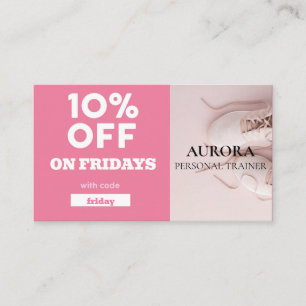 Carte De Visite Fitness du formateur personnel