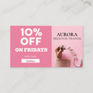 Carte De Visite Fitness du formateur personnel