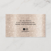 Carte De Visite Fitness Ivory Kettlebell Logo Personal Trainer (Dos)