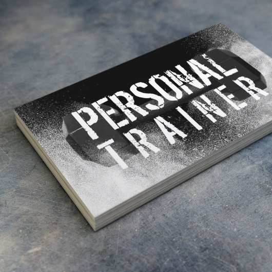 Carte De Visite Fitness Personal Trainer Bodybuilder