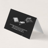 Carte De Visite Fitness Personal Trainer Bodybuilding Modern Sharp (Dos)