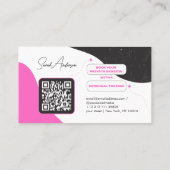 Carte De Visite Fitness Personal Trainer Business Card (Dos)