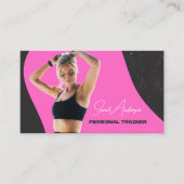 Carte De Visite Fitness Personal Trainer Business Card (Devant)