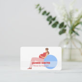 Carte De Visite Fitness pour Enceinte (Debout devant)