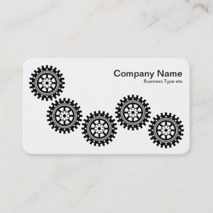 Carte De Visite Five Gears II - Noir et Blanc