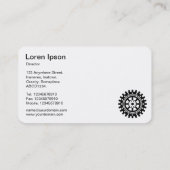Carte De Visite Five Gears II - Noir et Blanc (Dos)