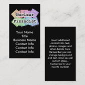 Carte de visite - FIZZACIST NUCLÉAIRE (Devant / Derrière)