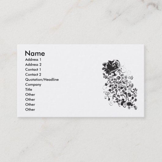 Carte De Visite Flabby_Expression (Devant)