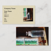 Carte De Visite Flacon à réactifs et petite bouteille Brown (Devant / Derrière)