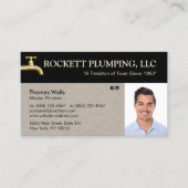 Carte De Visite Flacon d'eau de plomberie de plomberie (Devant)