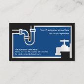 Carte De Visite Flacon en argent Pipe Bleu Eaux de flottaison Plum (Dos)