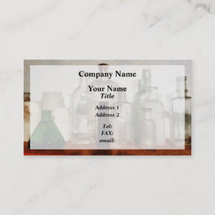 Carte De Visite Flacons de médicaments hauts et courts
