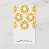 Carte De Visite Flakes | Or (Dos)