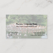 Carte De Visite flamant rose (Dos)