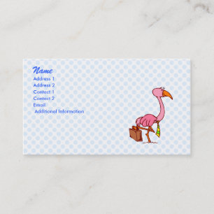 Carte De Visite Flamant rose de Felix